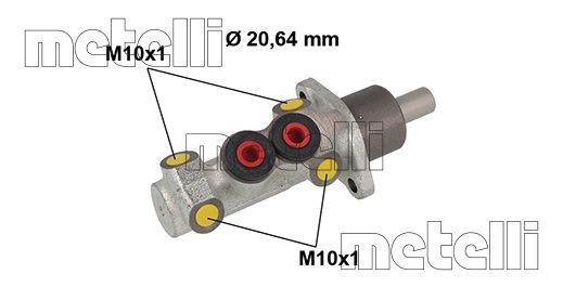 Hauptbremszylinder METELLI 05-0883