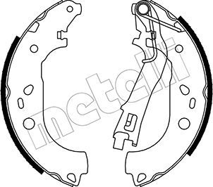Bremsbackensatz METELLI 53-0099