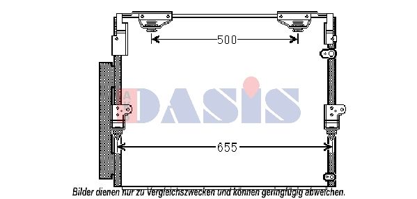 Kondensator, Klimaanlage AKS DASIS 212070N