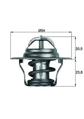 Thermostat, Kühlmittel MAHLE TX1487D