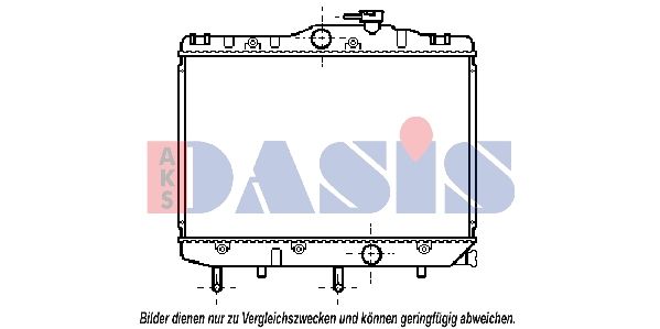 Kühler, Motorkühlung AKS DASIS 213210N