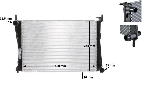 Kühler, Motorkühlung MAHLE CR1355000S