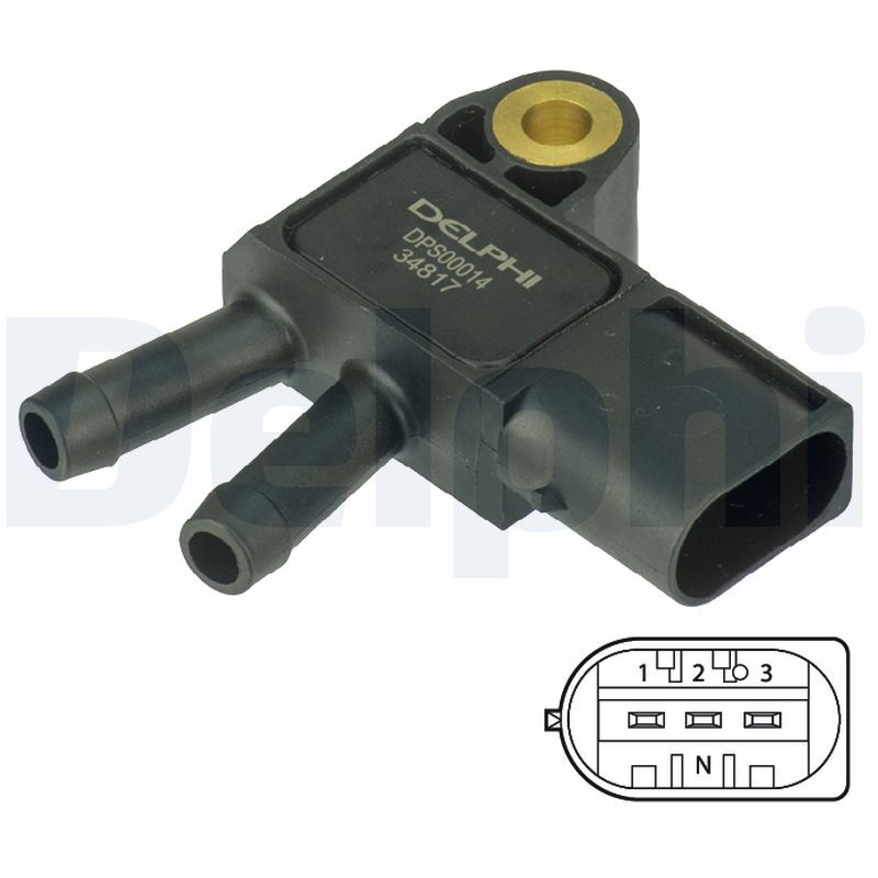 Sensor, Abgasdruck DELPHI dps00014