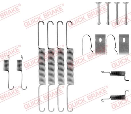 Zubehörsatz, Bremsbacken QUICK BRAKE 105-0670