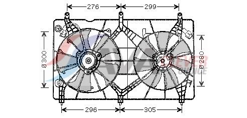 Lüfter, Motorkühlung AVA QUALITY COOLING HD7517