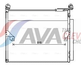 Kondensator, Klimaanlage AVA QUALITY COOLING TO5655D