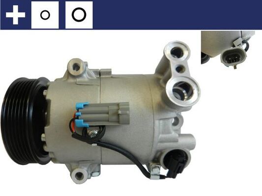Kompressor, Klimaanlage MAHLE acp 156 000s
