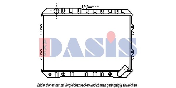 Kühler, Motorkühlung AKS DASIS 140820N