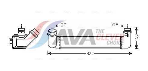 Ladeluftkühler AVA QUALITY COOLING RTA4461