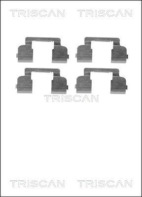 Zubehörsatz Scheibenbremsbelag TRISCAN 8105 251597