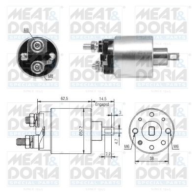 Magnetschalter, Starter MEAT & DORIA 46292