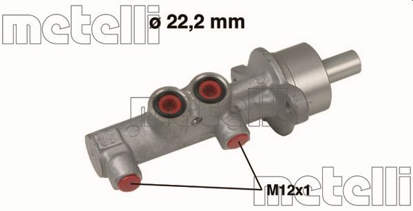 Hauptbremszylinder METELLI 05-0540