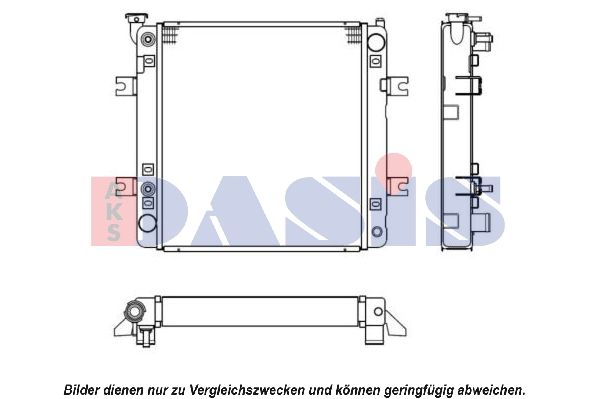 Kühler, Motorkühlung AKS DASIS 430024N