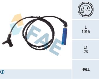 Sensor, Raddrehzahl FAE 78039