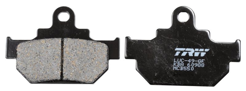 Bremsbelagsatz, Scheibenbremse TRW MCB550