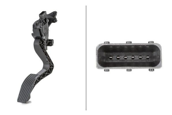 Sensor, Fahrpedalstellung HELLA 6PV010175-741