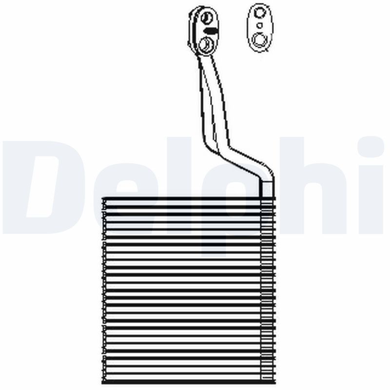 Verdampfer, Klimaanlage DELPHI TSP0525196