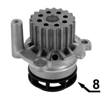 Wasserpumpe, Motorkühlung MAHLE CP587000S