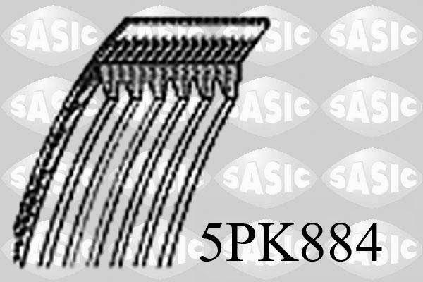 Keilrippenriemen SASIC 5PK884