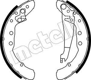 Bremsbackensatz METELLI 53-0009