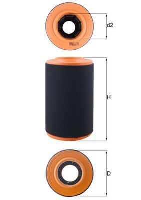 Luftfilter MAHLE LX3353