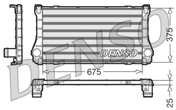 Ladeluftkühler DENSO DIT50002