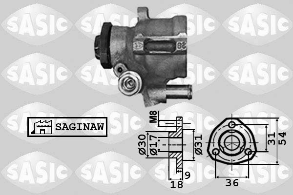 Hydraulikpumpe, Lenkung SASIC 7076021
