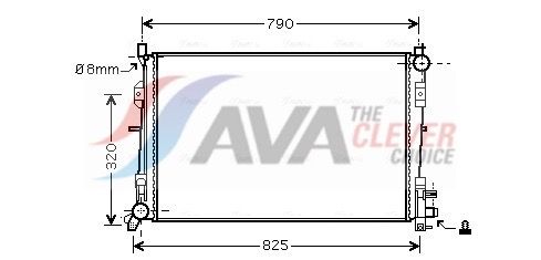 Kühler, Motorkühlung AVA QUALITY COOLING CR2092