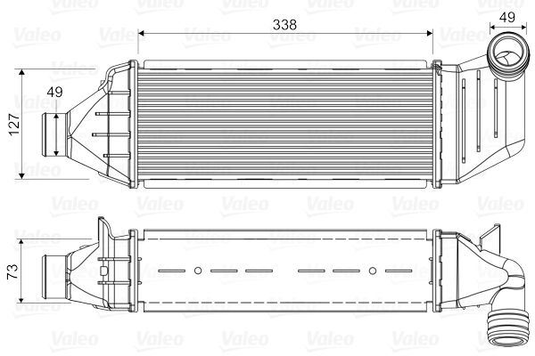 Ladeluftkühler VALEO 818327