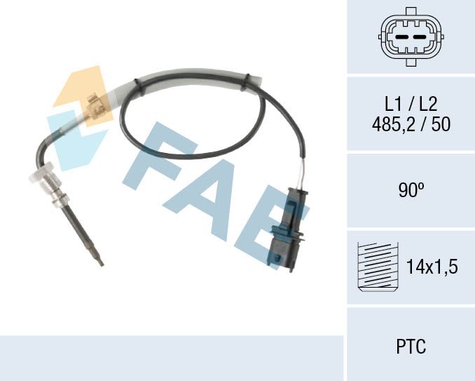Sensor, Abgastemperatur FAE 68032