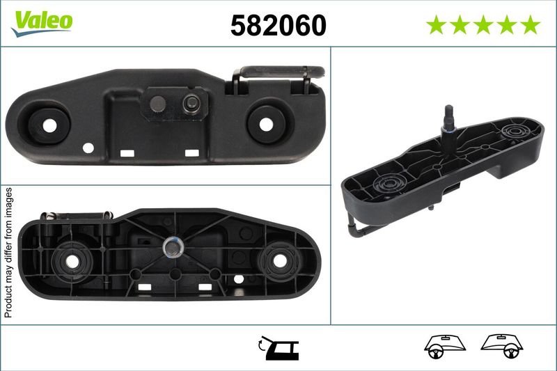 Halter, Scheibenwischermotor VALEO 582060