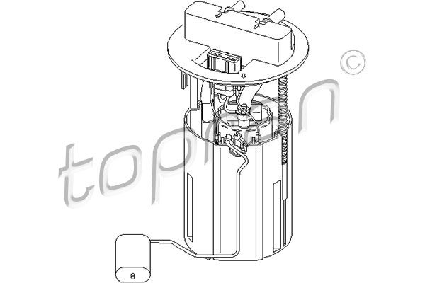 Kraftstoff-Fördereinheit TOPRAN 721 481