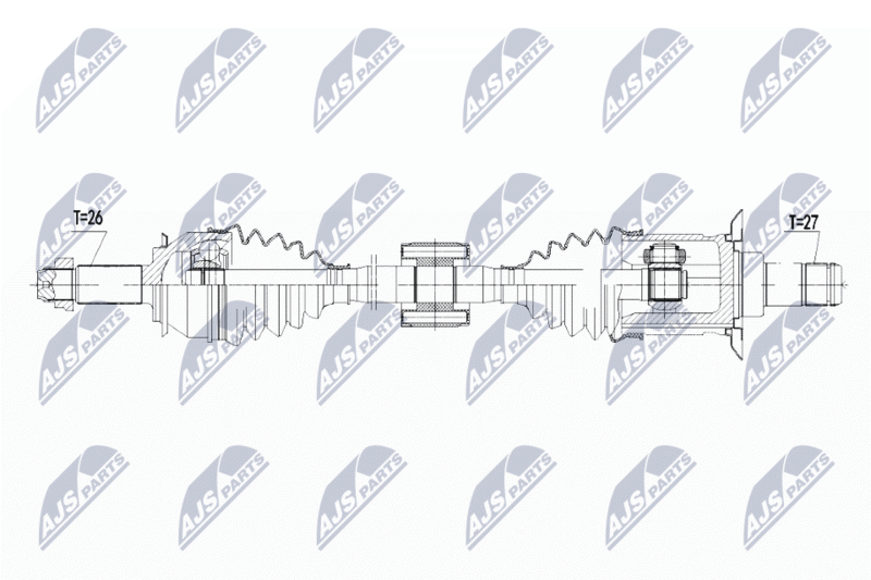 Antriebswelle NTY NPW-BM-105