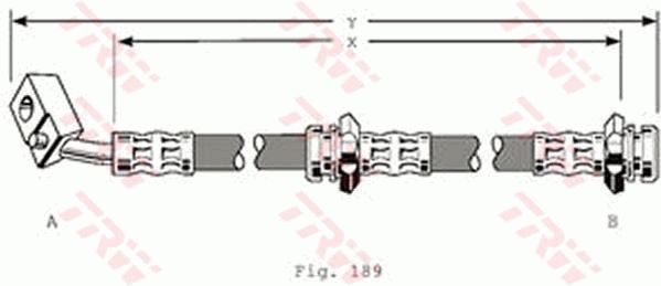 Bremsschlauch TRW PHD133