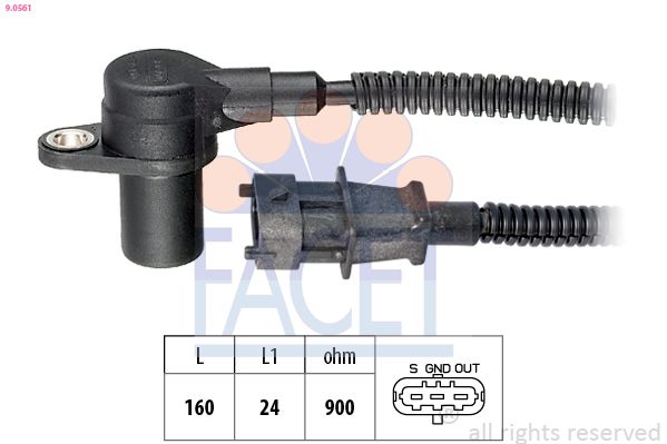 Kurbelwellensensor FACET 9.0561