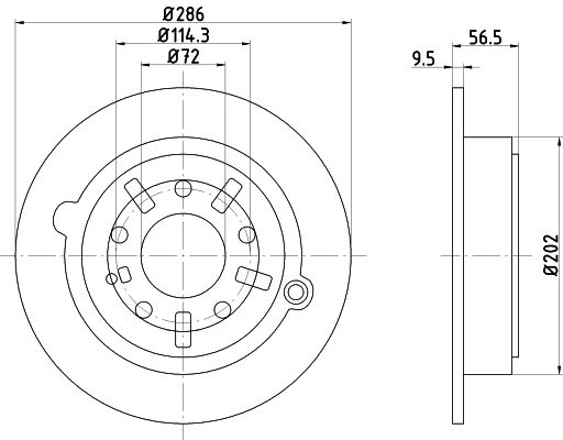 Bremsscheibe TEXTAR 92093000