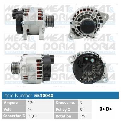 Generator MEAT & DORIA 5530040
