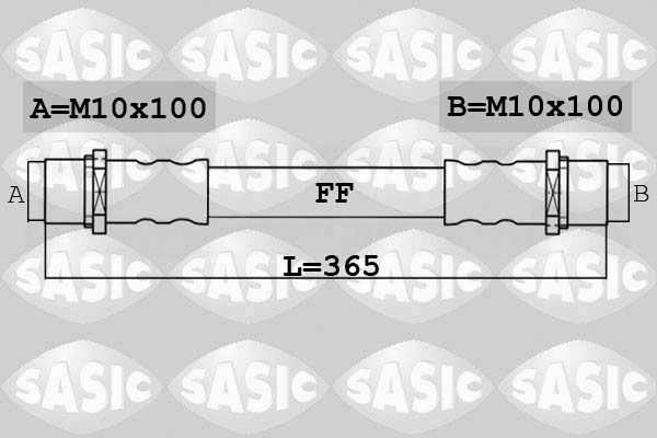 Bremsschlauch SASIC 6606242