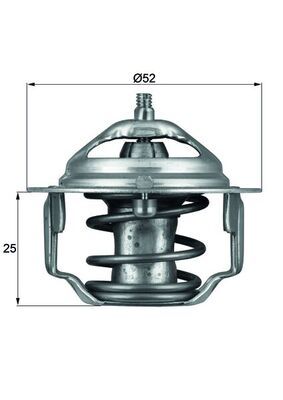 Thermostat, Kühlmittel MAHLE TX6482