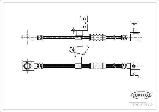 Bremsschlauch CORTECO 19032877