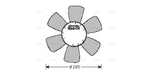 Lüfter, Motorkühlung AVA QUALITY COOLING vn7523