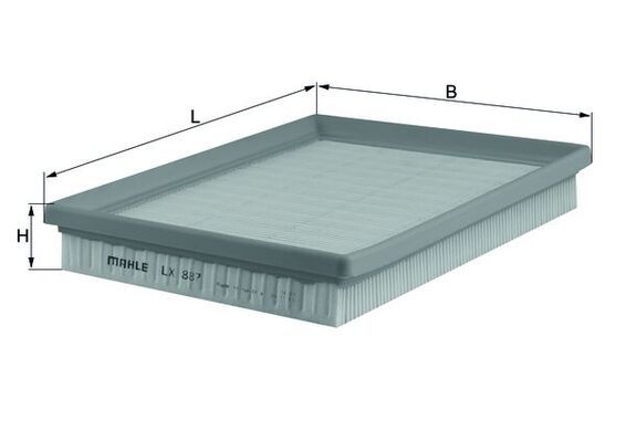 Luftfilter MAHLE LX887