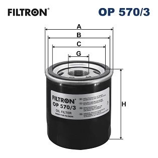 Ölfilter FILTRON OP570/3