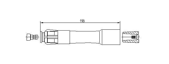 Stecker, Zündkerze BREMI 13249a1,8