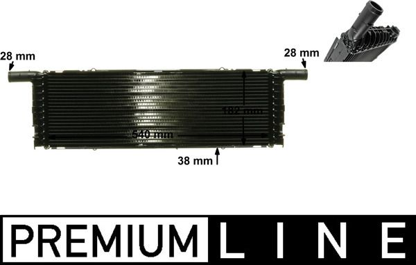 Kühler, Motorkühlung MAHLE CR89000P