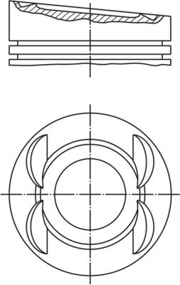 Kolben MAHLE 030 62 11
