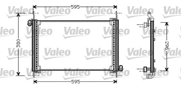 Kondensator, Klimaanlage VALEO 818019