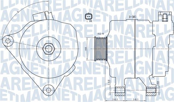 Generator MAGNETI MARELLI 063731687010