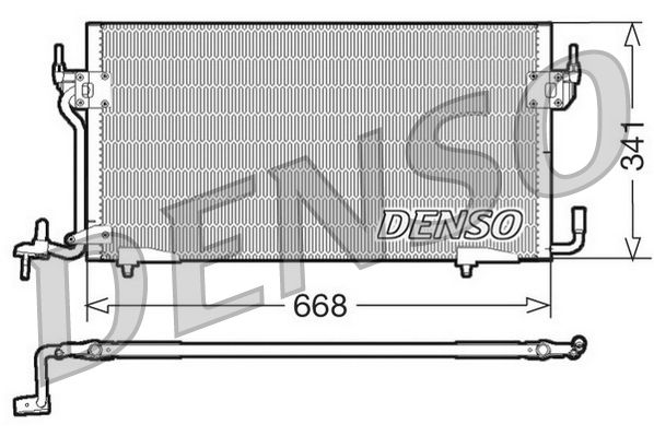 Klimakondensator Klimakühler Denso DCN07060