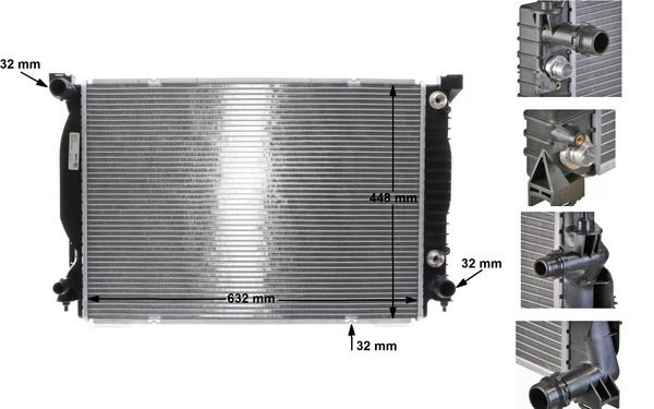 Kühler, Motorkühlung MAHLE CR424000S